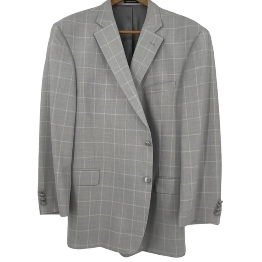 PAUL FREDRICK SPORTS JACKET BLAZER 50R wool/silk blend